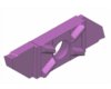 Umgekehrte Abstechplatte 15° mit Spanbrecher BP 853 Rb 1,0 BI40U
